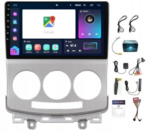 Rádio Navigace Mazda 5 2005-2010 Carplay Android Wifi 8/128GB Modem Sim