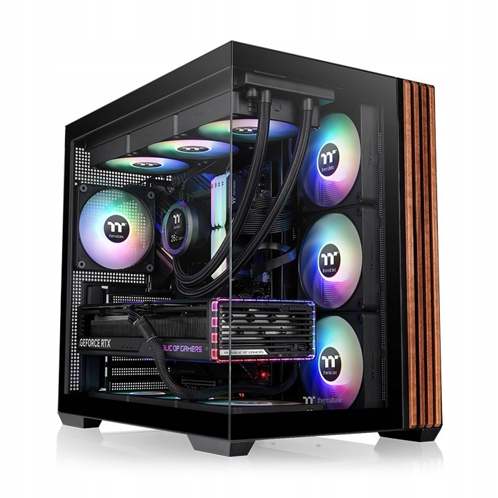 Počítačová Skriňa Thermaltake View 380 Ws Tg Midi Tower čierny