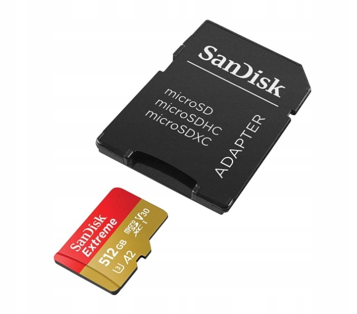 Sandisk Karta Extreme microSDXC 512 Gb 190/130 Mb/