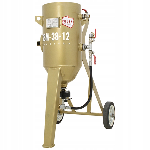 POLSKA PIASKARKA MOBILNA 38 LITRÓW + STRÓJ MASKA BHP Marka Land Reko