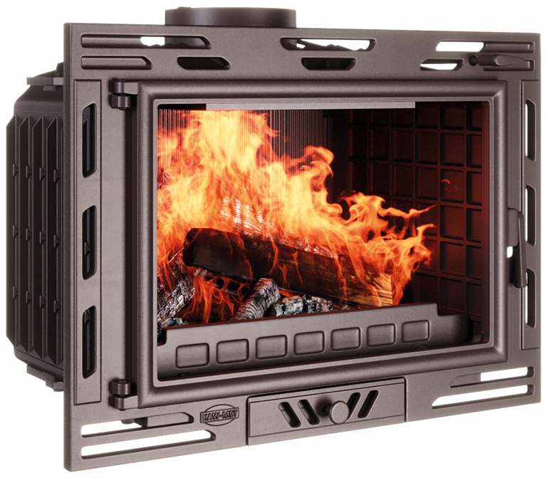 Krbová vložka litinový krb 9,8 kW kamna na vzduchové dřevo W9 fi 180