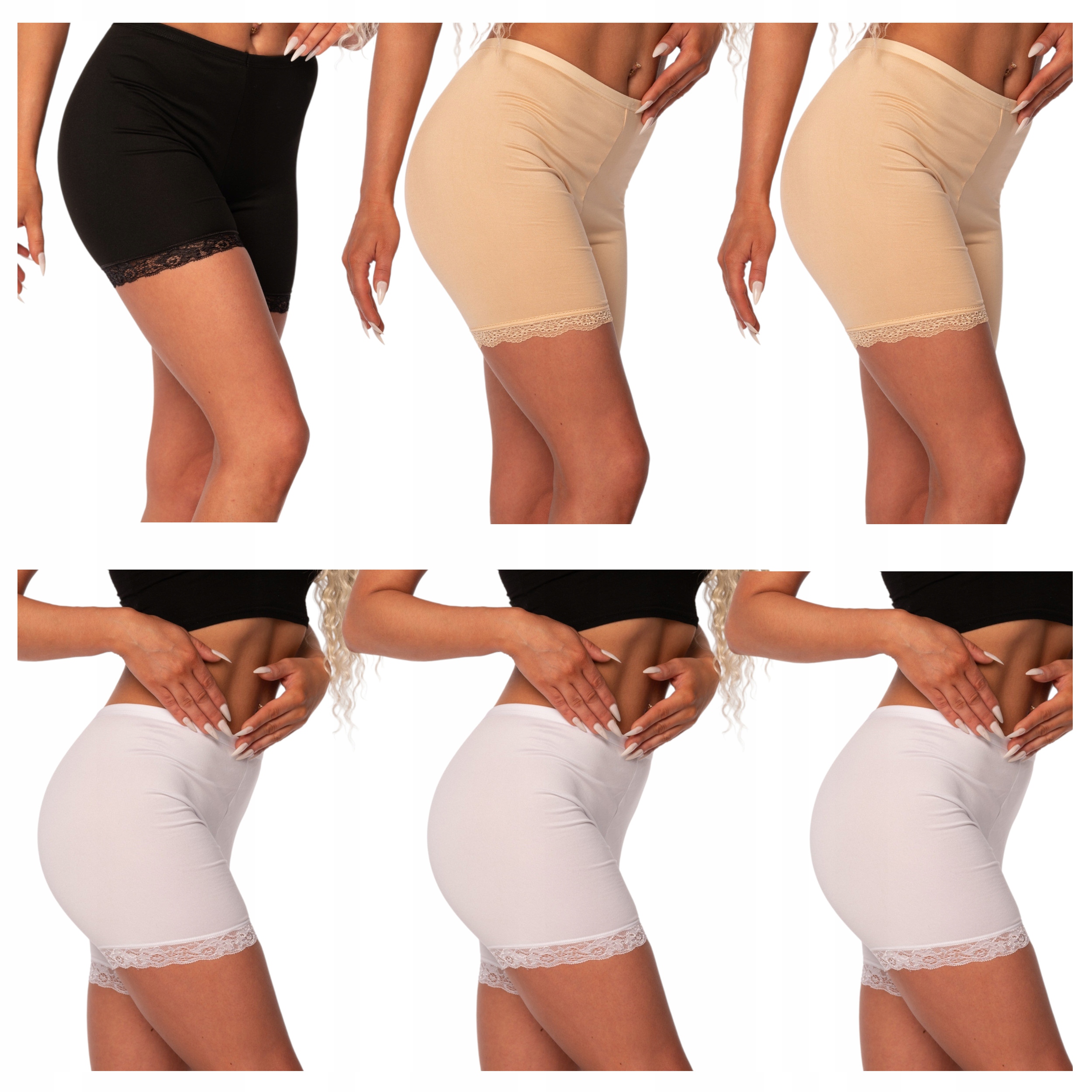 

6-PAK Majtki Bambusowe Przeciwko Otarciom XL/2XL