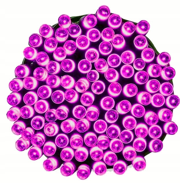 

Lampki Choinkowe 300 Led Mocne Różowe Programator