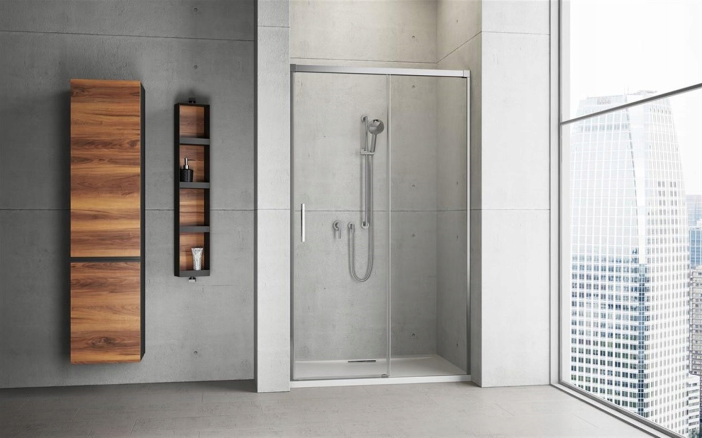 Drzwi prysznicowe RADAWAY Idea DWJ 130x200,5 PRAWE Marka Radaway