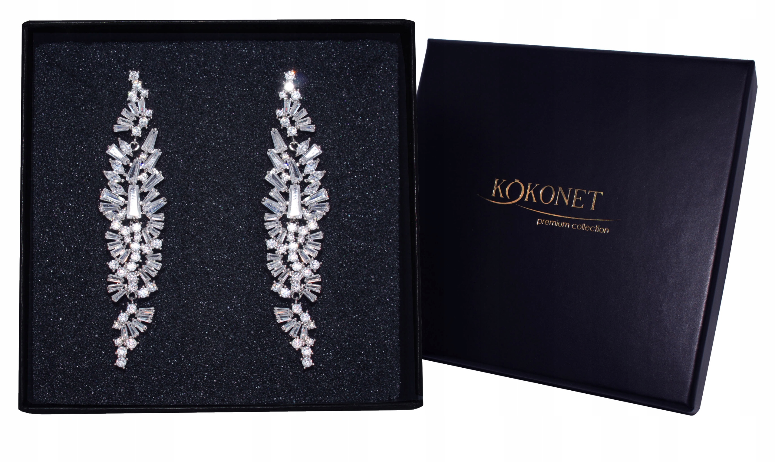 Náušnice na svatba Swarovski, jedinečné, s zirkony