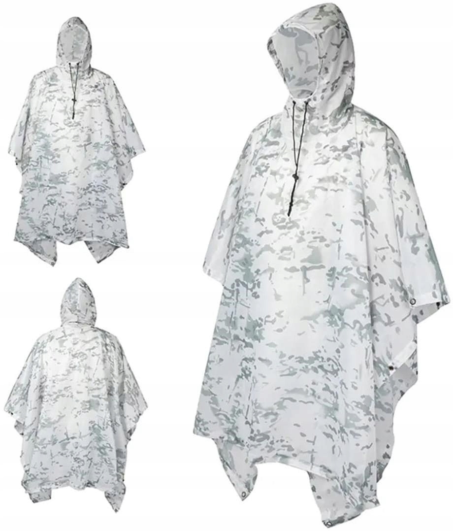 Camo Ponczo Peleryna Przeciwdeszczowa RipStop MTC - SN