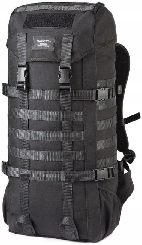 Wytrzymały Plecak Turystyczny Savotta Jaakari M (30L) Black Oryginal