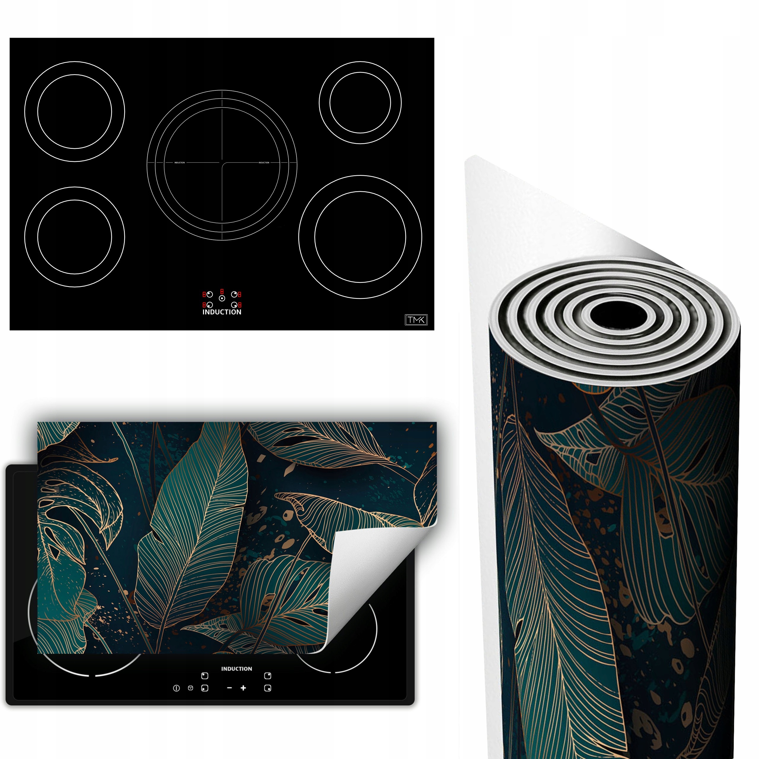 Vinylová Podložka Ochrana Kuchyňské Desky 90x52 listů