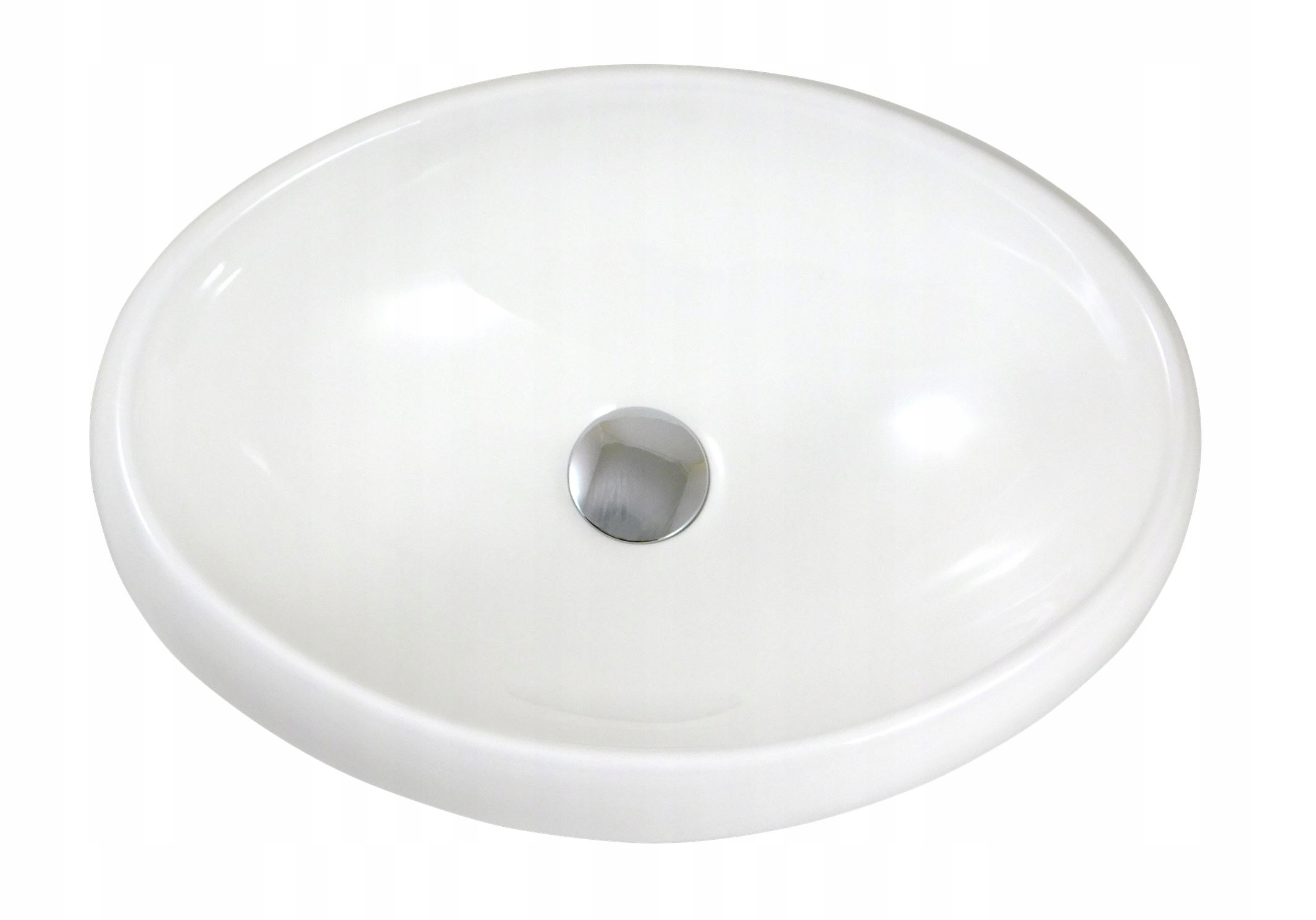 UMYWALKA 48x34X16 NABLATOWA BIAŁA STAWIANA NA BLACIE OWALNA TABRIA ESTIVA Marka Estiva