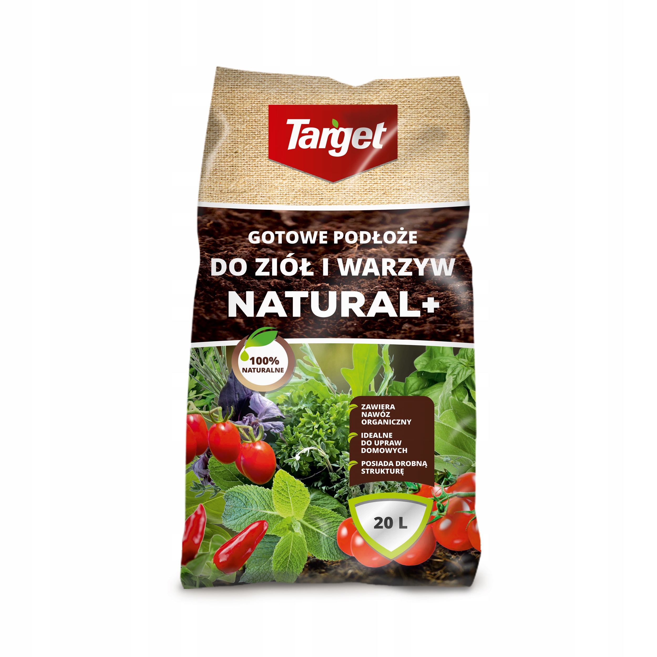 

Ziemia Do Ziół i Warzyw Natural+ 20 L