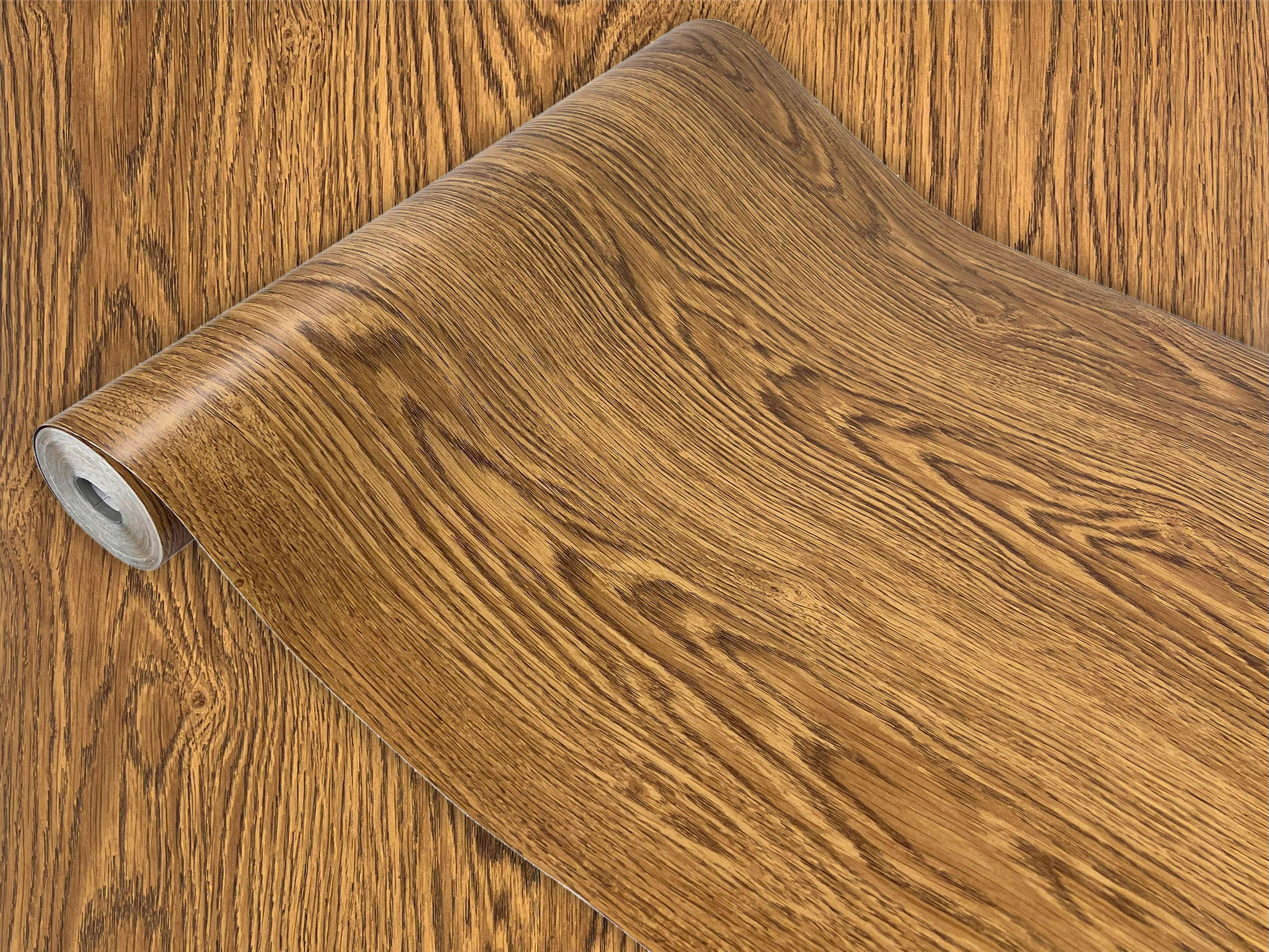 Dřevopodobná lepicí dýha Dub Tmavý na dveře Nábytek Pracovní deska Šířka 67 cm Diy