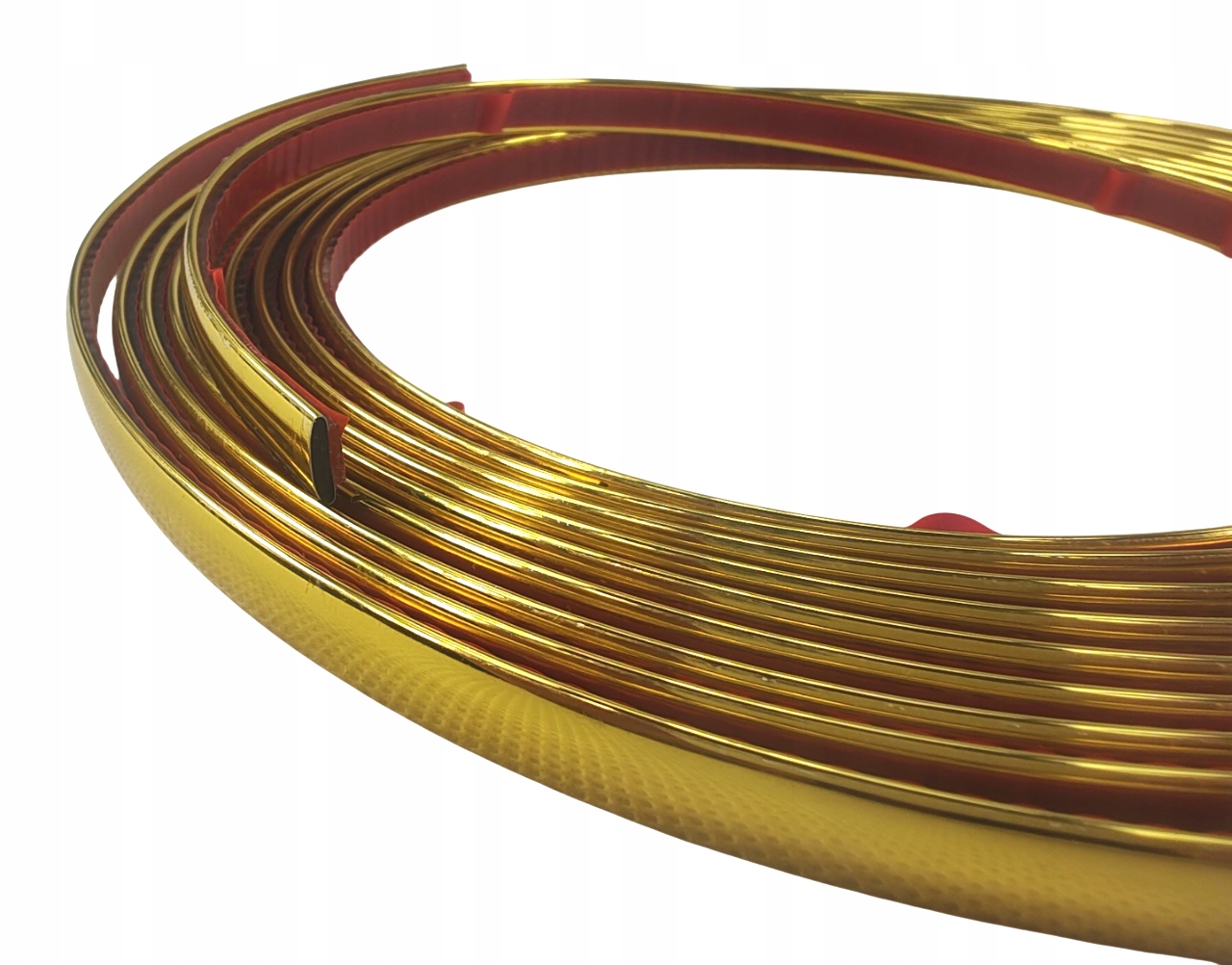 Listwa Ozdobna Taśma złota gold chrom połysk dekor 10 mm 5m