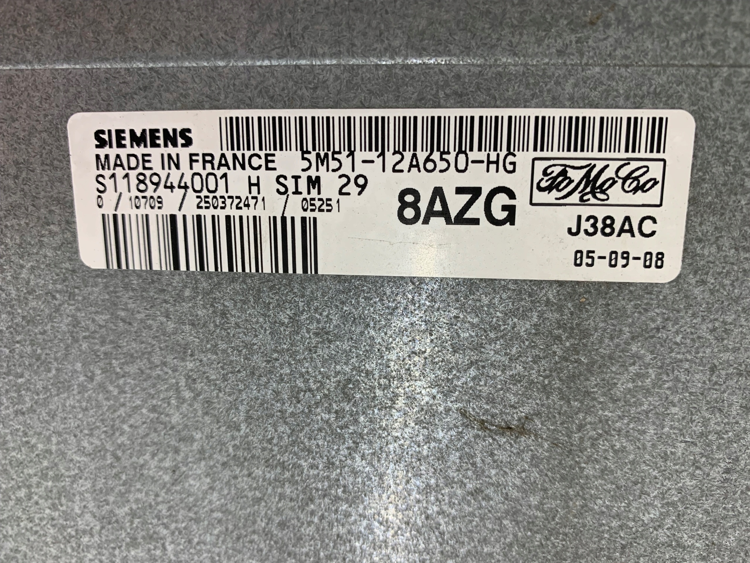 FORD FOCUS MK2 1.6 B unité de commande électronique uce moteur 5M5112A650HG