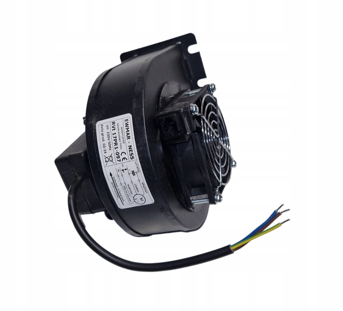Ewmar-Ness Ventilátor Fúkacia pec na Pelety Stalmark RVt17PR1-097
