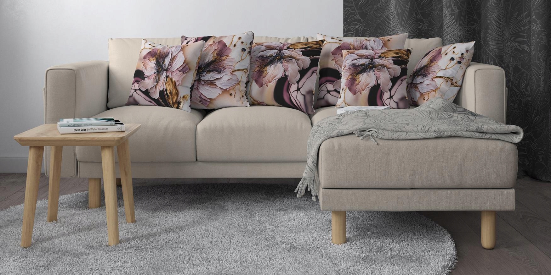 POSZEWKA NA PODUSZKĘ DEKORACYJNA 45x45 JASIEK 137 Rodzaj zapięcia zamek błyskawiczny