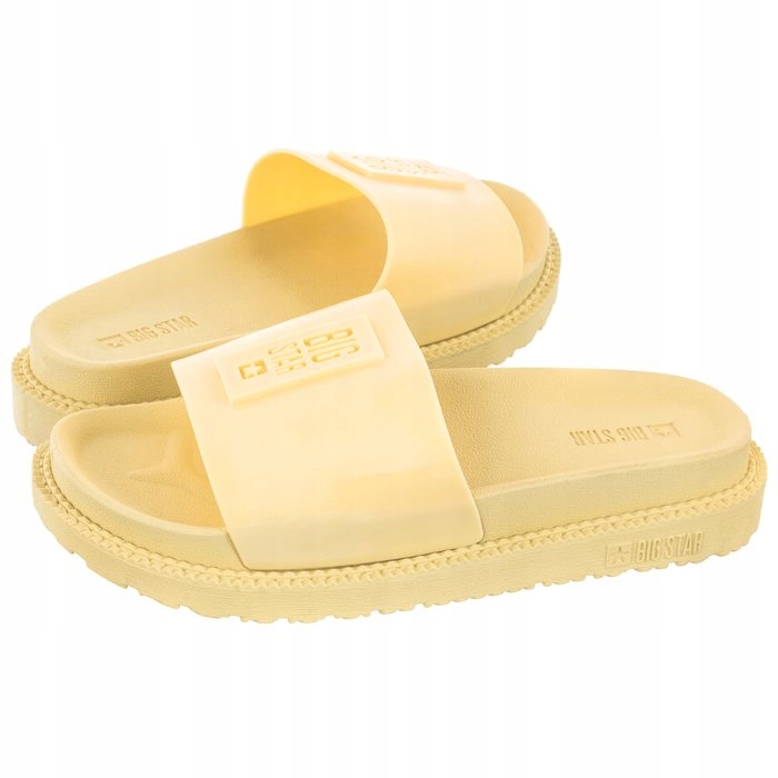 

Buty Damskie Klapki Big Star Żółte JJ274A305