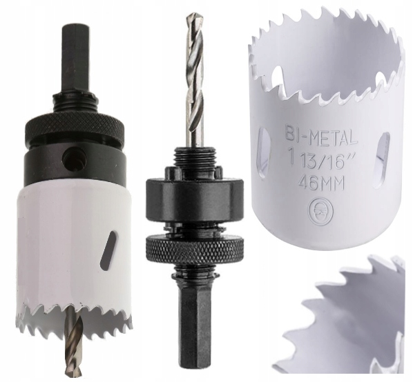 

Otwornica Koronka Bimetalowa 46mm Do Metalu Drewna