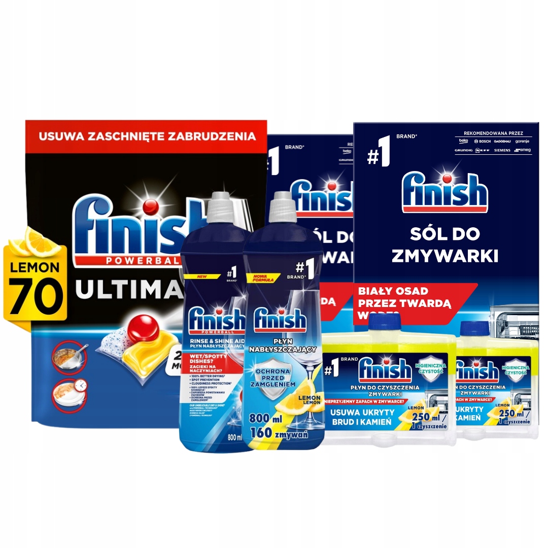 Finish Ultimate Lemon 70 7 prvků Sada