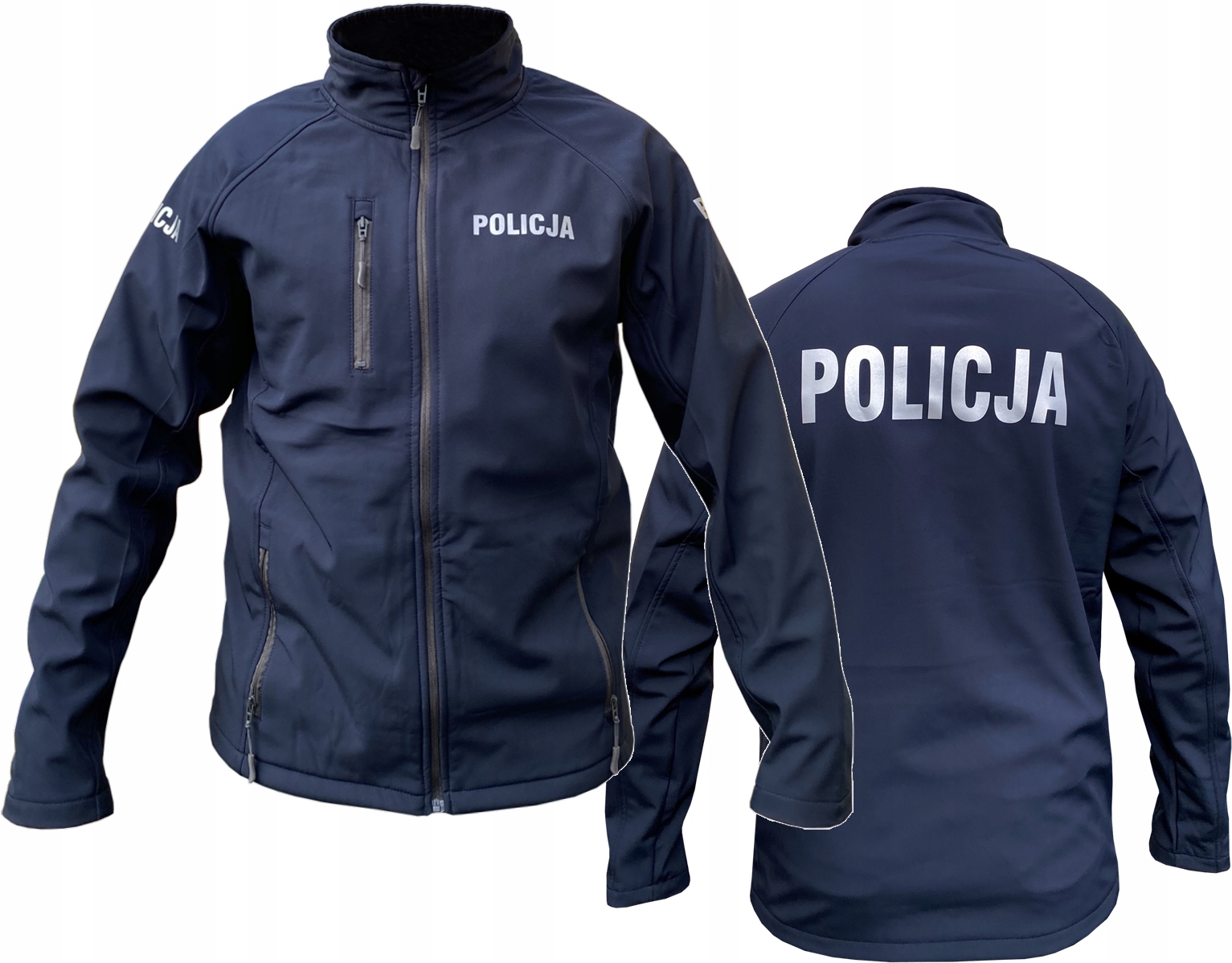 Policie Softshell Bunda Premium reflexní XL