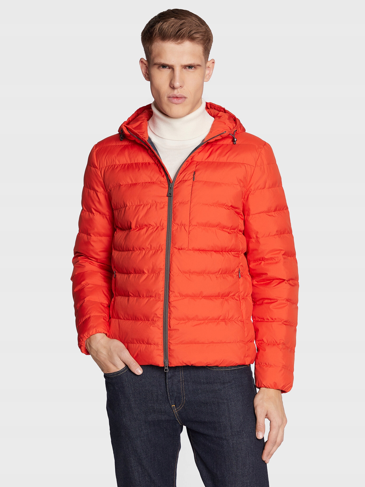 Geox Kurtka puchowa M2628A T2937 F7415 Pomarańczowy Regular Fit