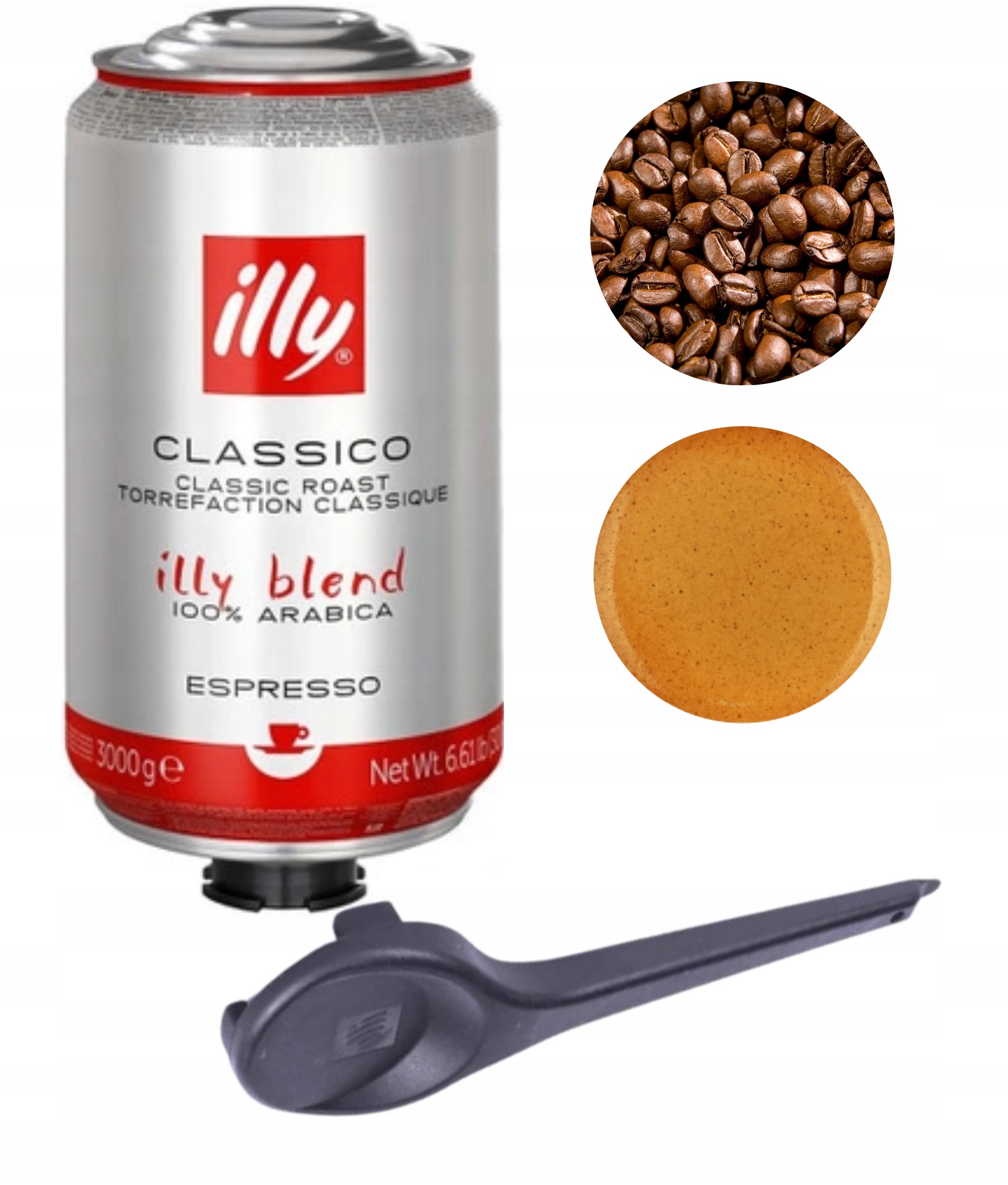 Illy Classico Espresso Arabica kawa ziarnista klucz 3kg
