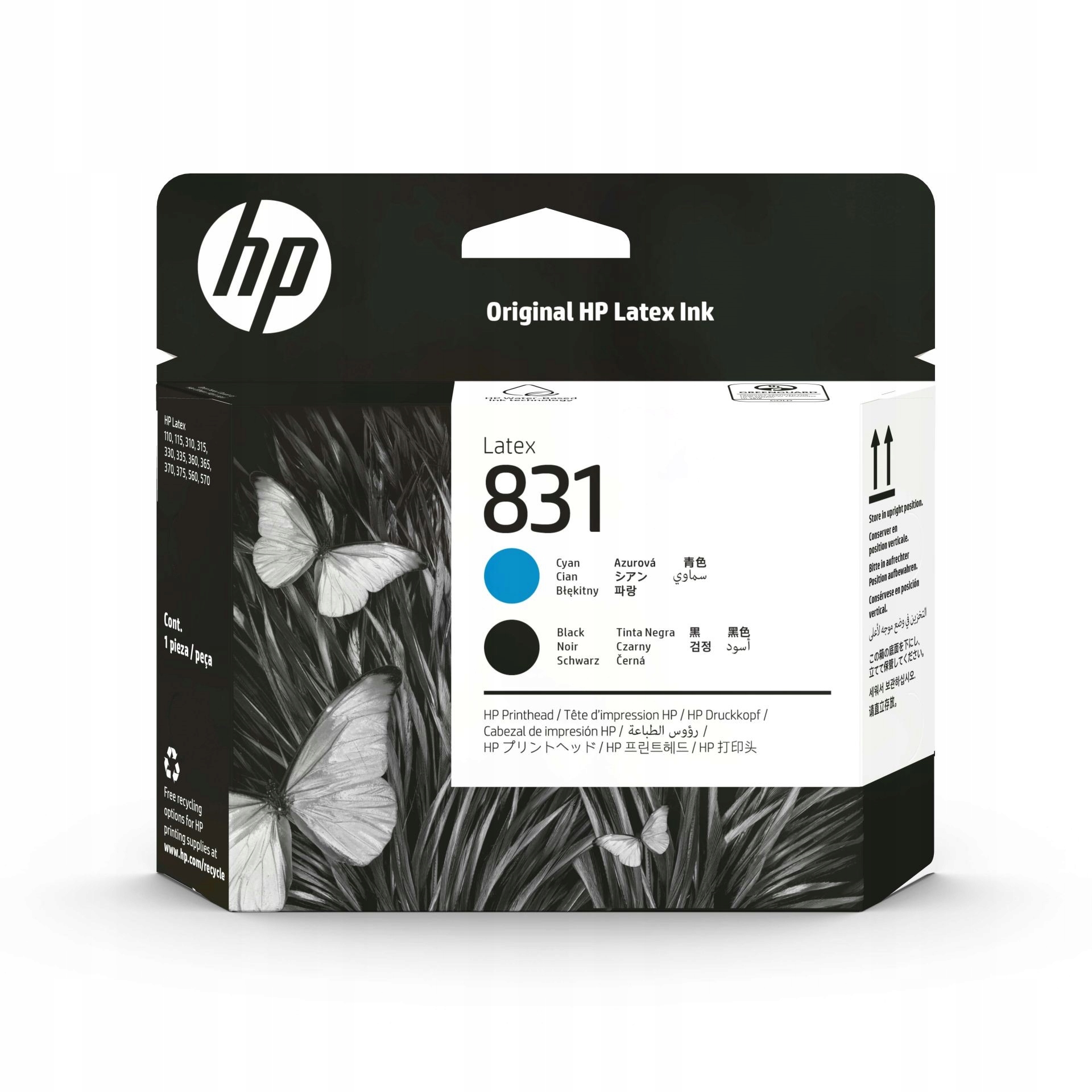 Hlavice Hp Latex 831 Cyan Black CZ677A Hp Latex 360 370 570 560 375