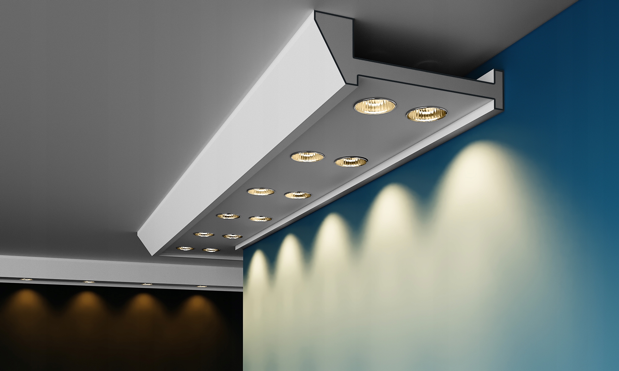 PODWIESZANY SUFIT, HALOGEN, ZABUDOWA SUFITU, LED Kod producenta 00