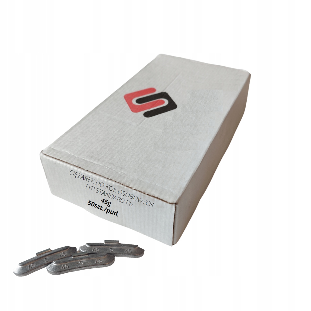 CIĘŻARKI Nabijane 45g do felg stalowych ołów PB Rodzaj ciężarki nabijane