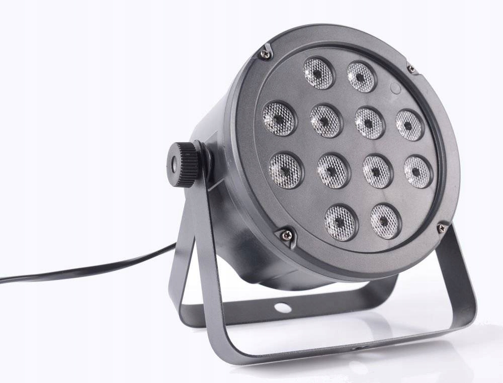 Mocny Reflektor LED PAR 12x 3W RGB Beamz DMX Marka BeamZ