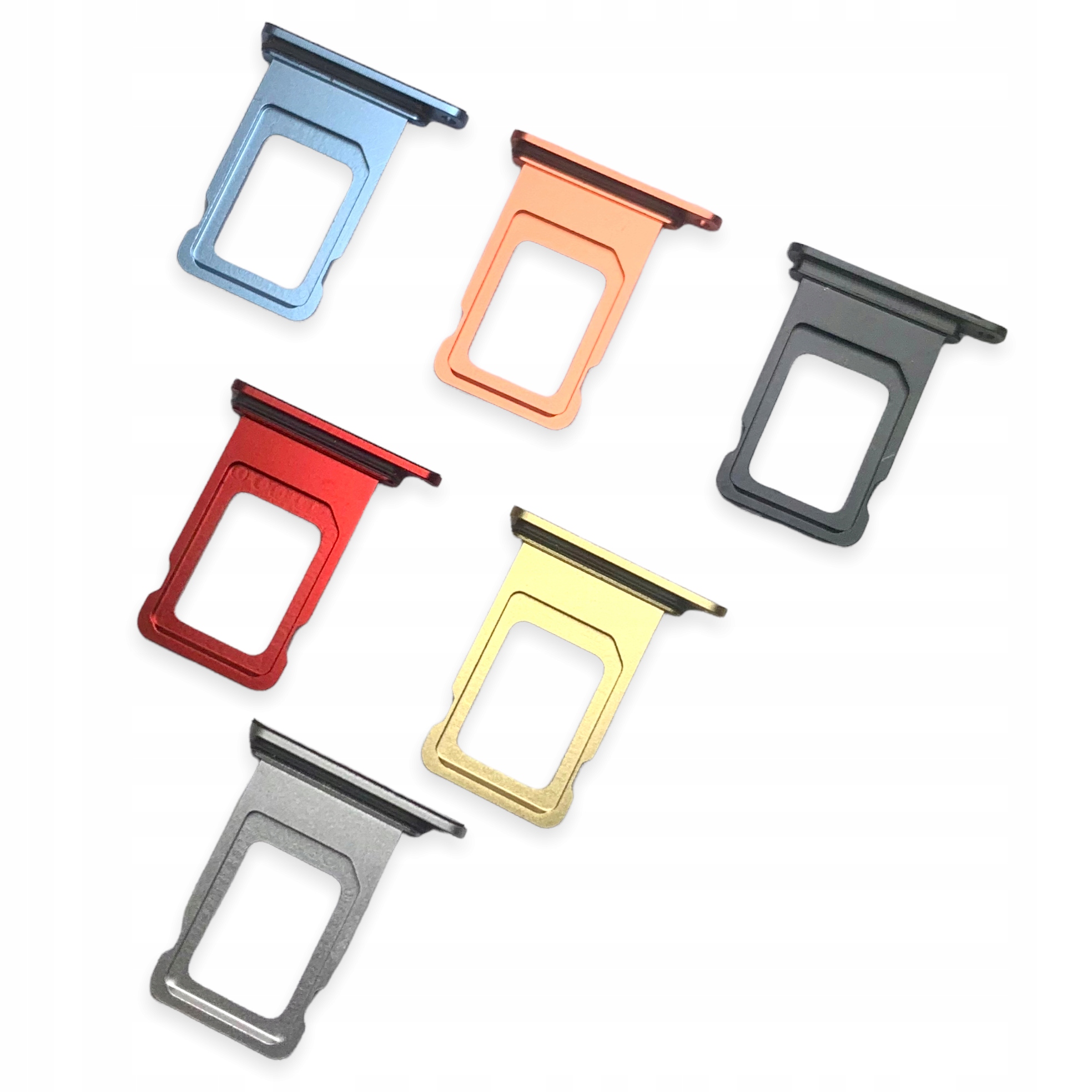 TACKA KARTY SIM Szufladka iPhone X Srebrna Pasuje do marki Apple