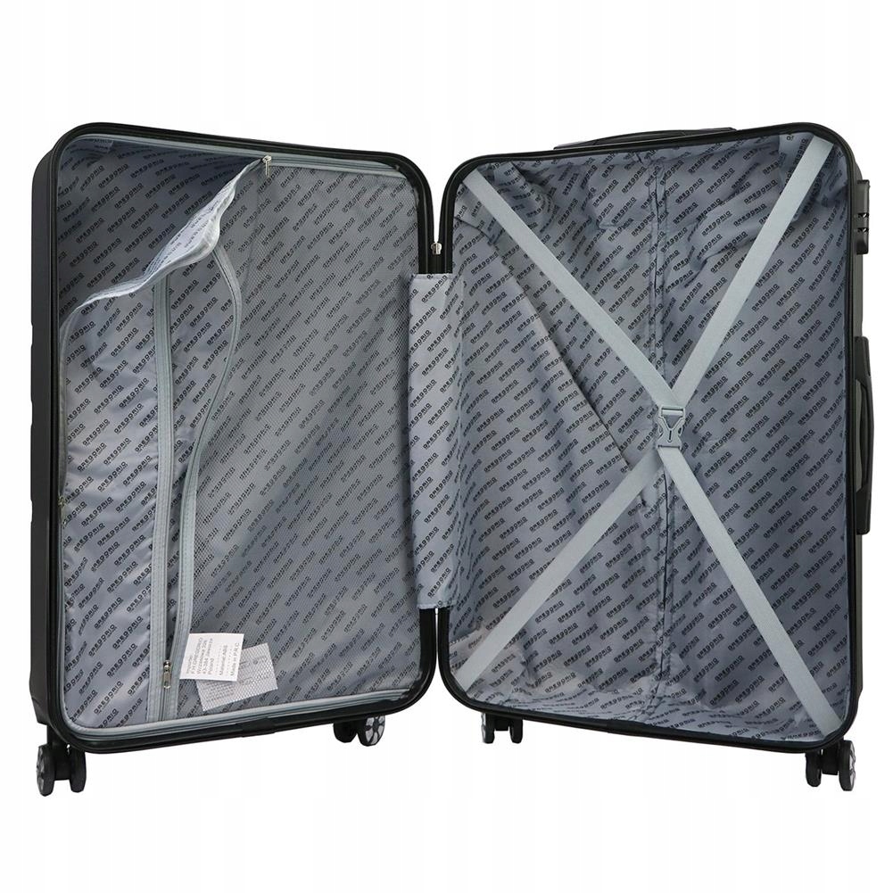 Zestaw czterech walizek W3015 18/20/24/28 KEMER Szerokość (dłuższy bok) 50 cm