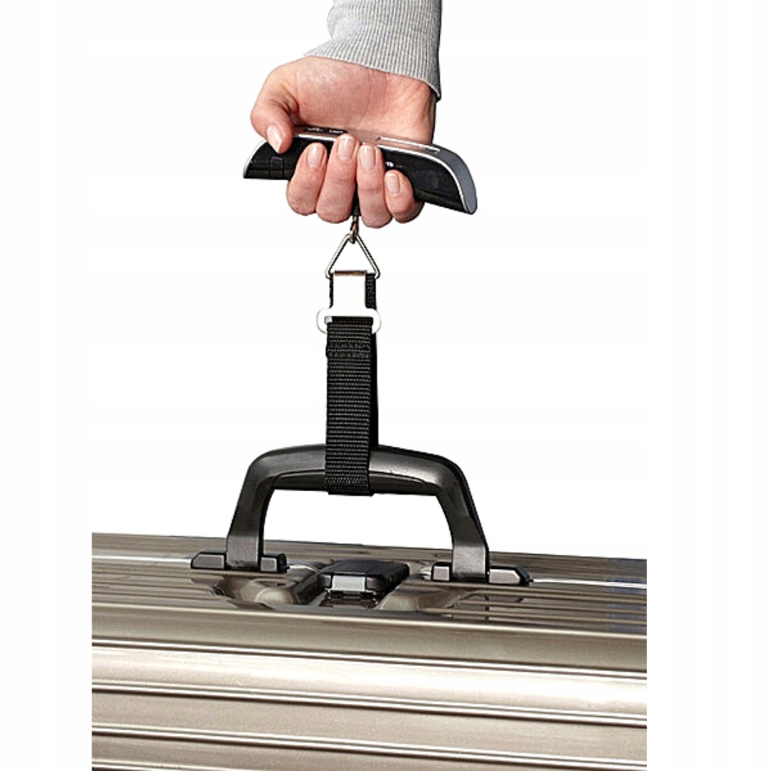 WAGA BAGAŻOWA PODRÓŻNA LOTNICZA RĘCZNA HAKOWA 50kg Maksymalne obciążenie 41-50 kg