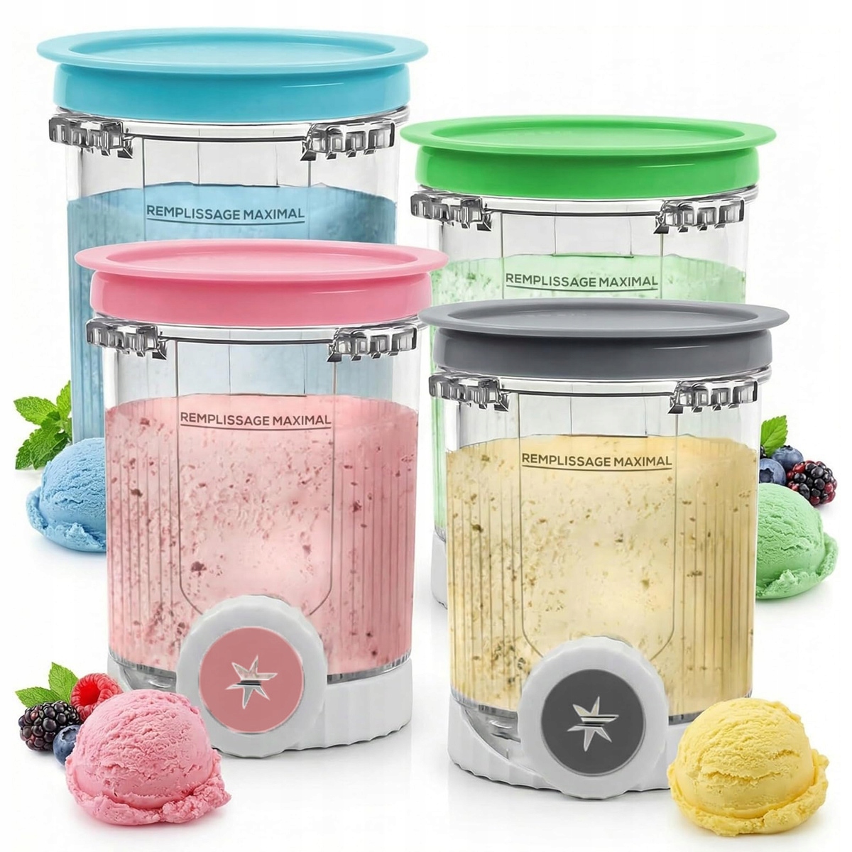 4X Pojemnik Na Lody Creami Do Maszynki Do Lodów Ninja Creami NC700 NC701EU