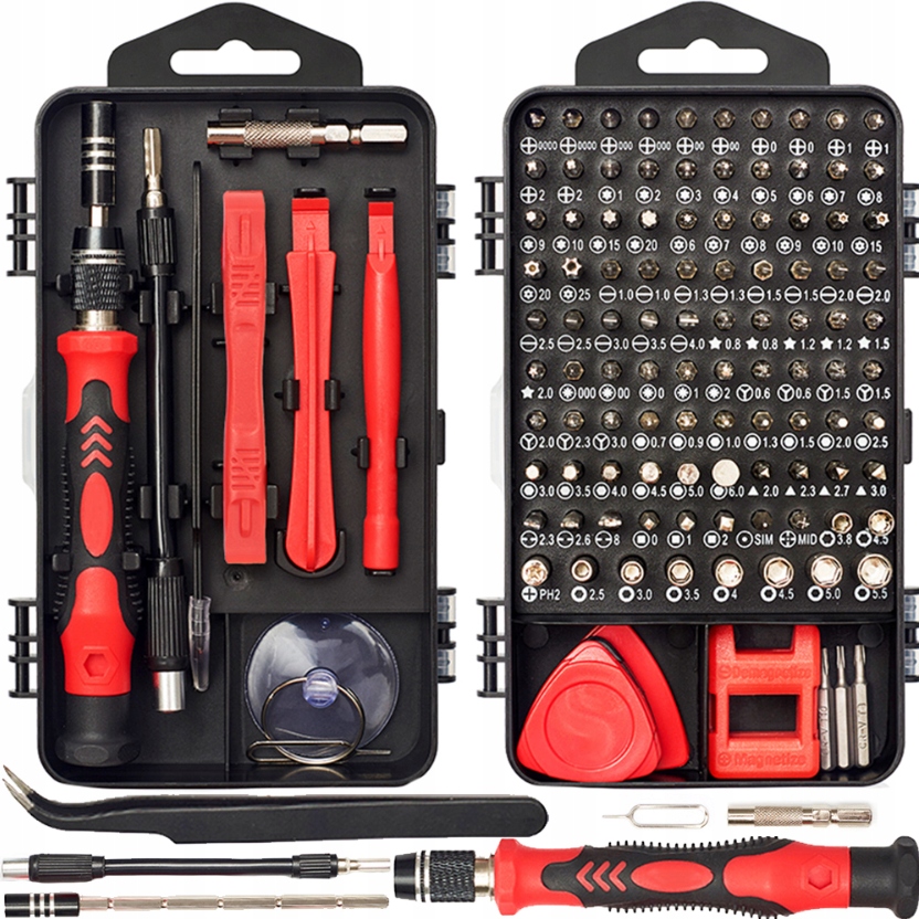 UNIWERSALNY ZESTAW ŚRUBOKRĘTÓW PRECYZYJNYCH WKRĘTAKI TORX 115w1 WKRĘTAKI Kod producenta MA0014