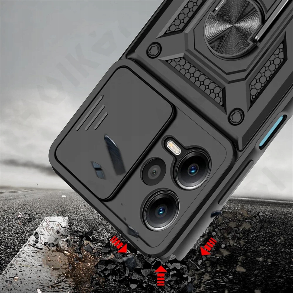 ETUI PANCERNE SLIDE CASE OBUDOWA POKROWIEC RING 3W1 DO SAMSUNG GALAXY A05 Kod producenta RING-CASE-3W1-A05-ST