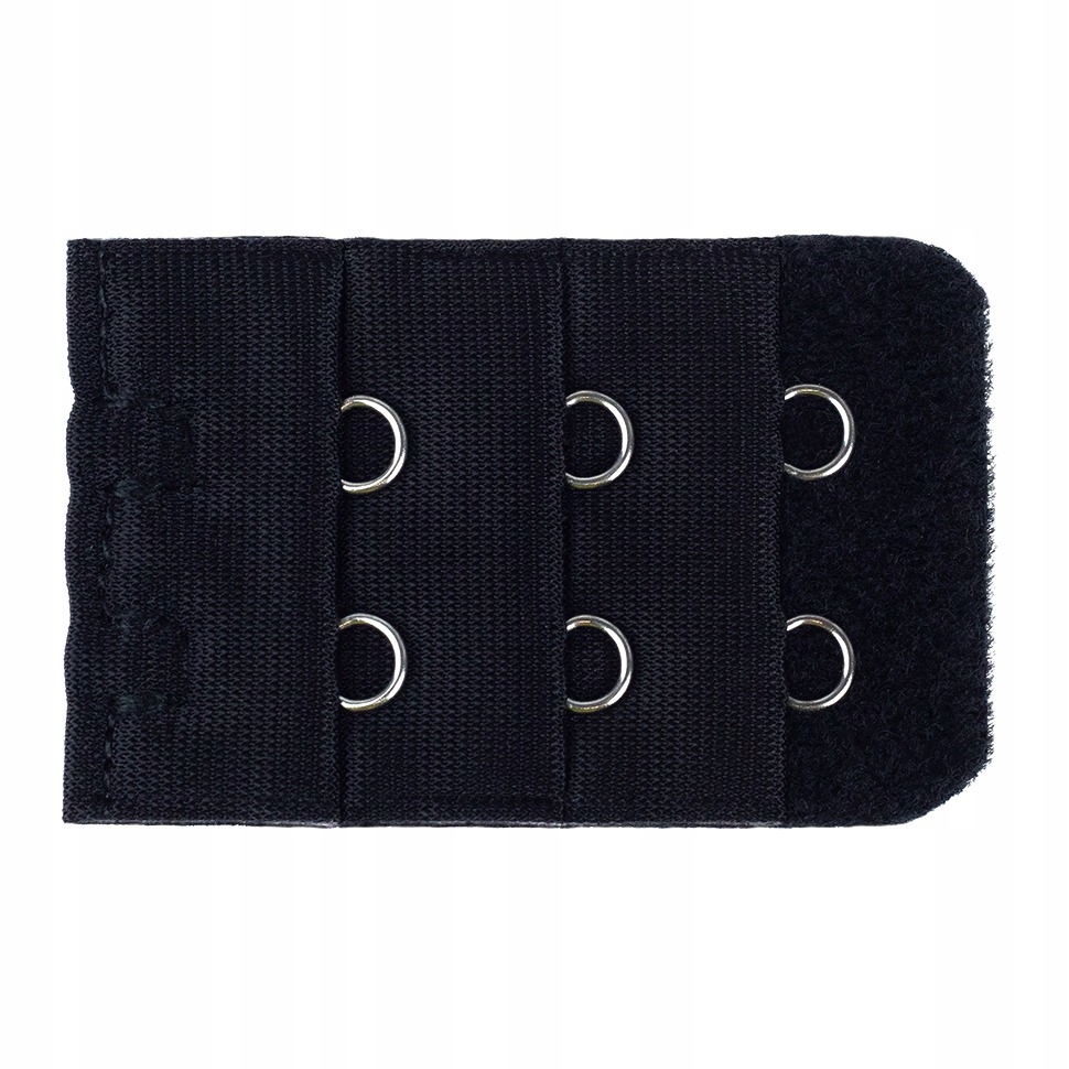 PRZEDŁUŻKA HAFTKA DO STANIKA 2-RZĘDOWA CZARNA