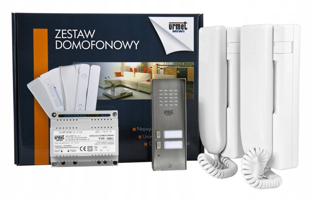 

Zestaw Domofonowy Domofon Miwi Urmet 5025/312 1131