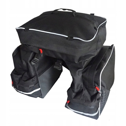 Sakwa rowerowa tylna 3-komorowa BASSO-T002 42 litry