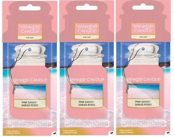 

Yankee Candle Pink Sands Car Zapach do Auta 3szt