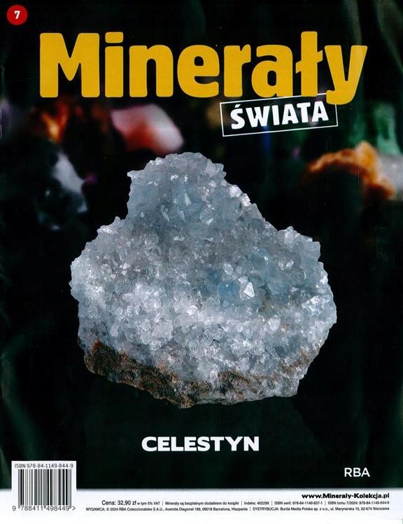KOLEKCJA MINERAŁY ŚWIATA nr 7 - CELESTYN