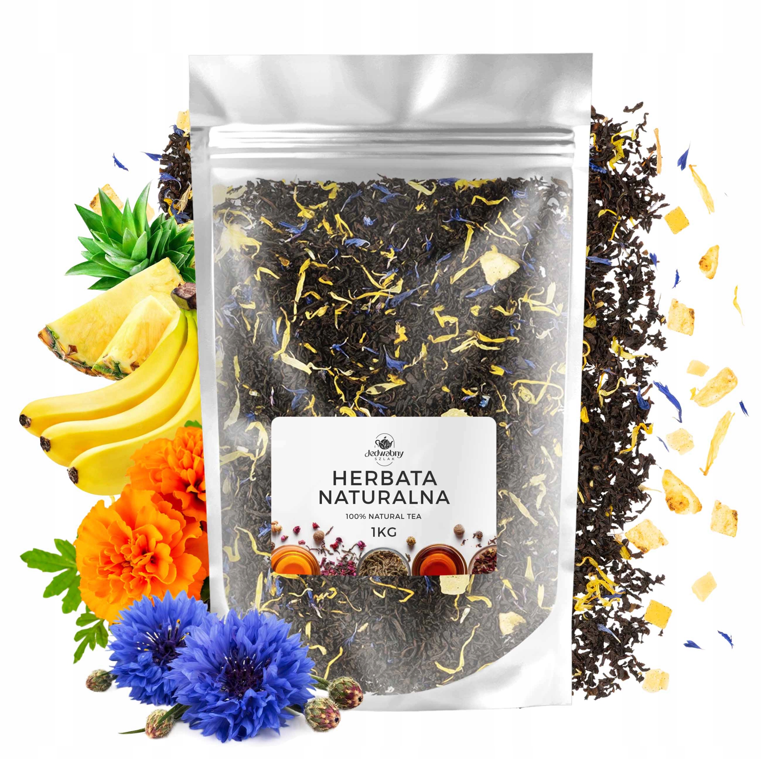 Herbata liściasta czarna African Queen premium tea 1kg cejlońska herbata