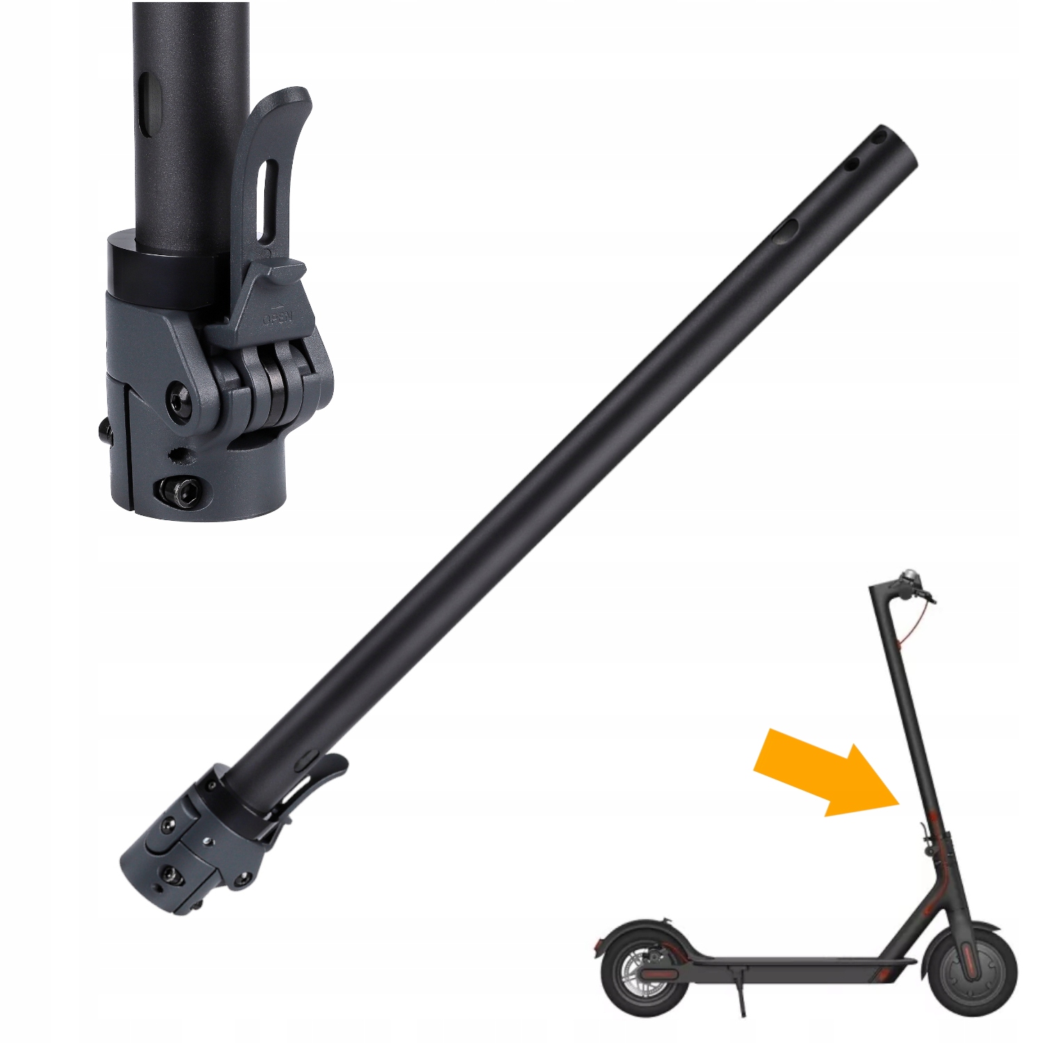 Řídicí sloupek s skládacím mechanismem V2 pro Xiaomi M365/Essential/Mi 3