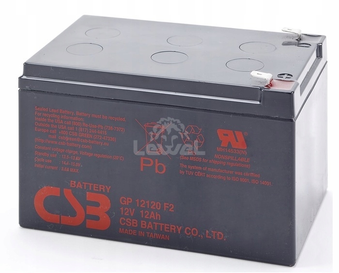 Akumulator żelowy CSB GP 12120F2 12V 12Ah