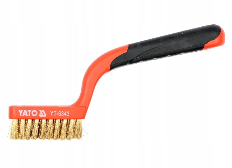 SZCZOTKA DRUCIANA RĘCZNA DRUT MOSIĘŻNY 3 RZĘDY YT-6343 YATO Marka Yato