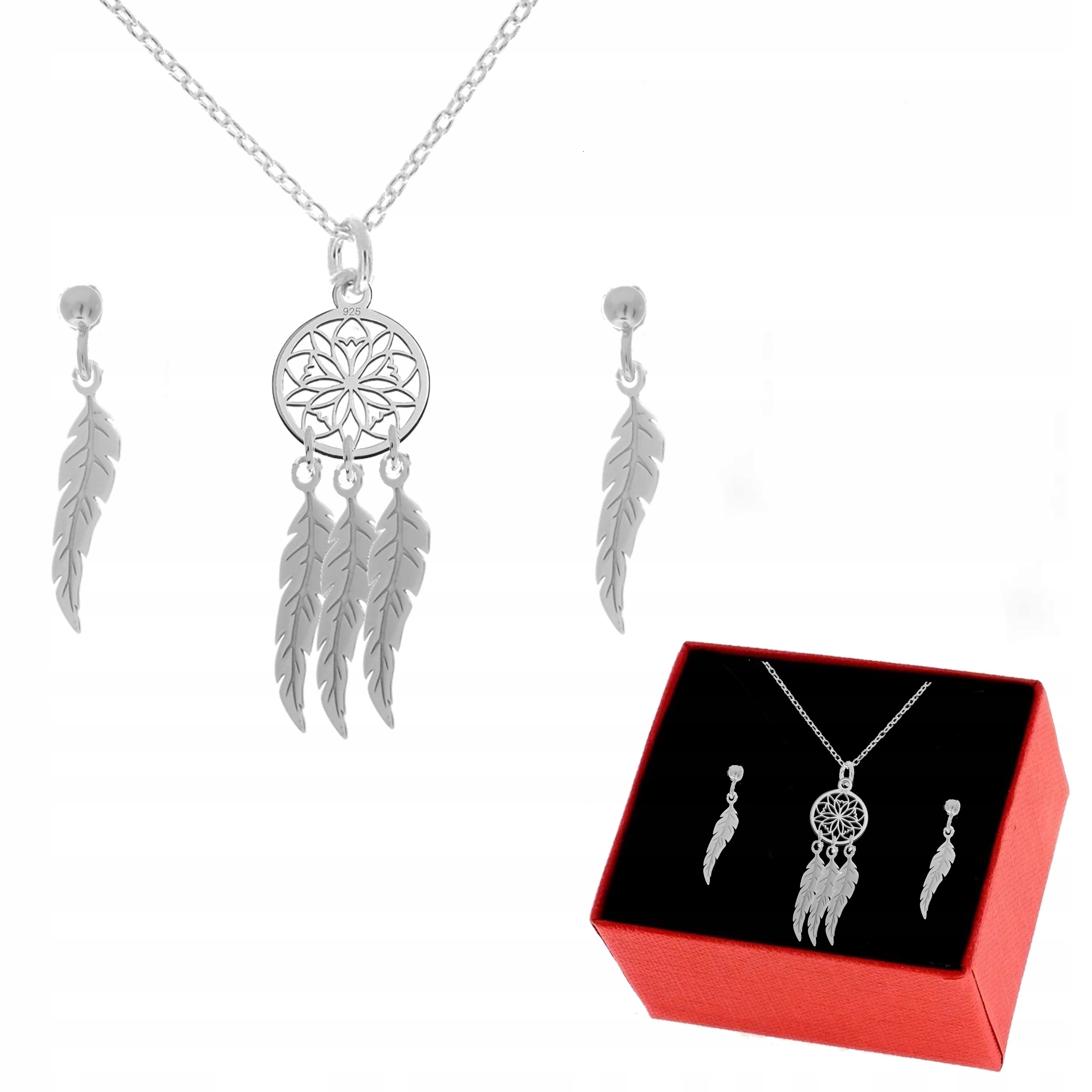 

Łapacz Snów Komplet 2W1 Srebro 925 Pudełko