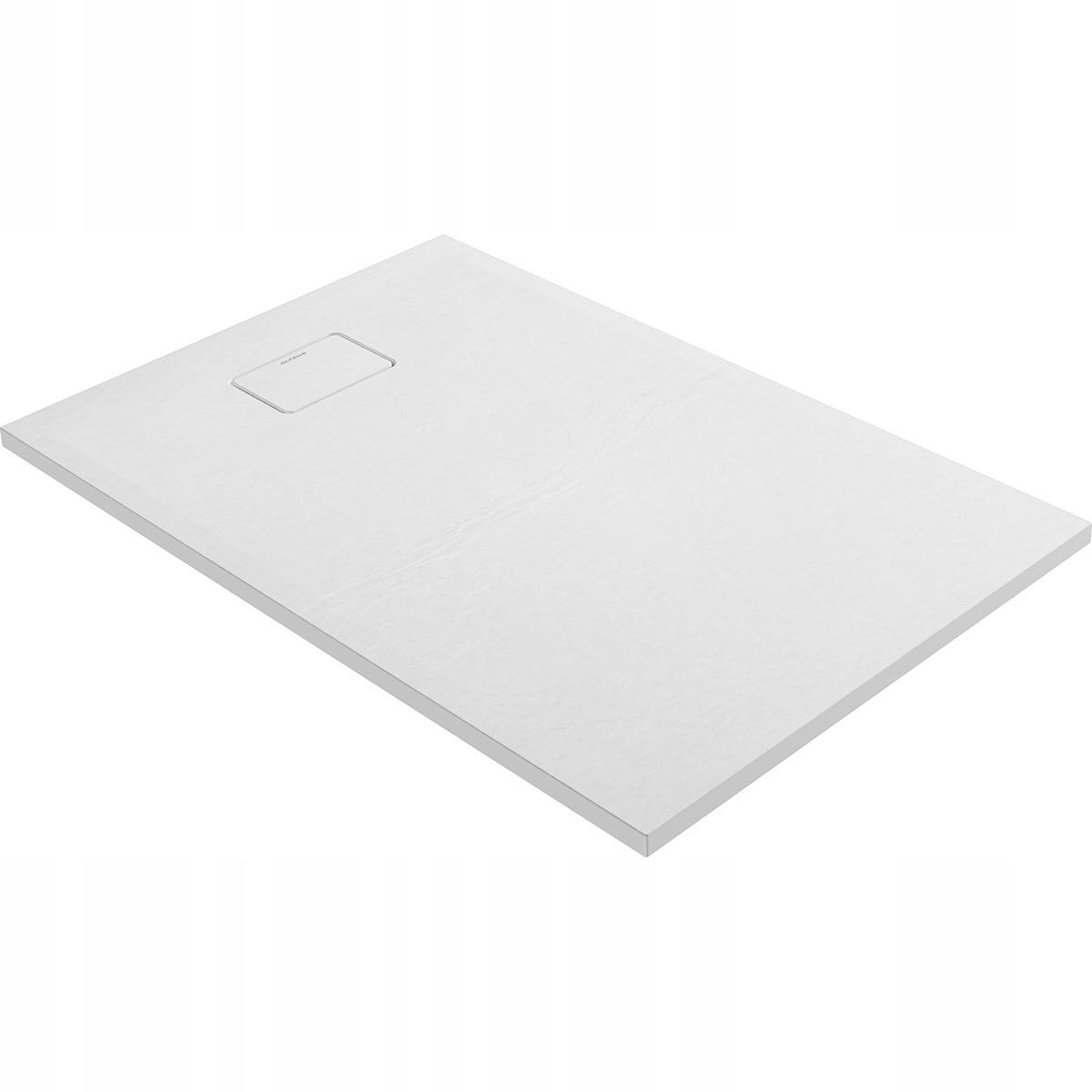Brodzik 120X80 CM Z Konglomeratu Biały Oltens
