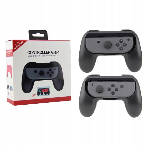 IRIS 2 x uchwyt 2 x grip na joy-con'y do konsoli Switch / OLED czarny