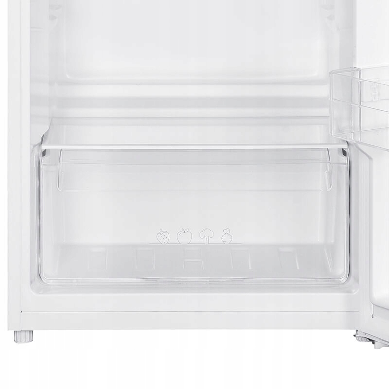 CHŁODZIARKO-ZAMRAŻARKA LODÓWKA Z GÓRNYM ZAMRAŻALNIKIEM 206L LED 143cm BIAŁA Kolor dominujący biały