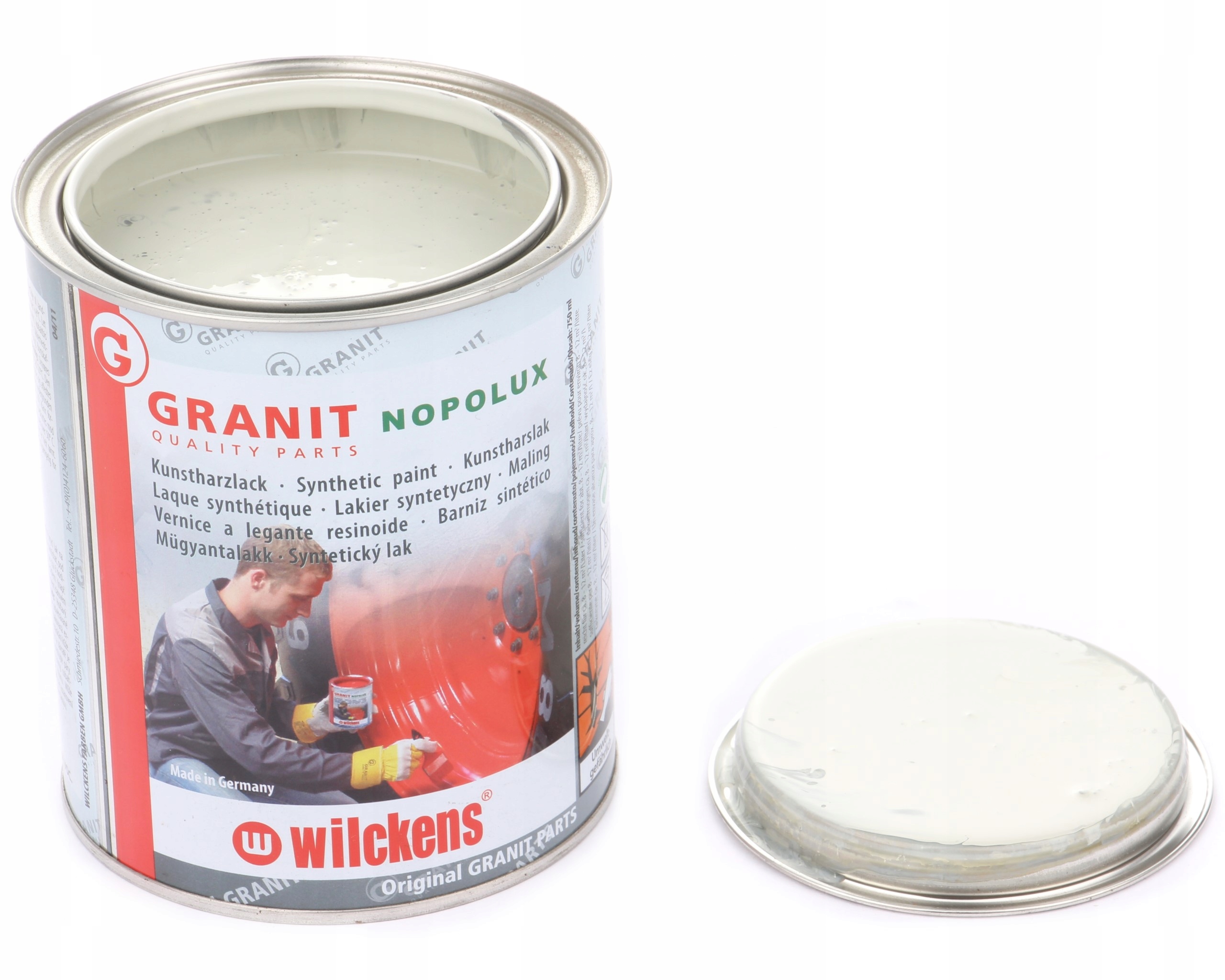 lak barva Steyr 9000 bílá 2,5l Wilckens Granit