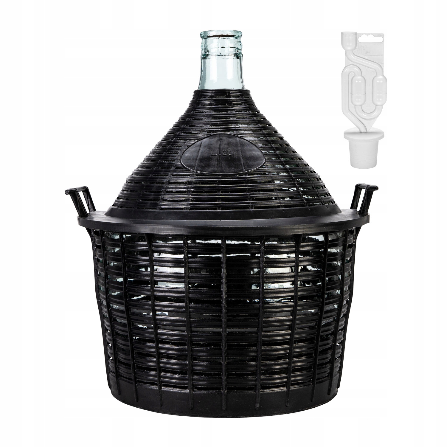 Balón Na Víno 20L cider v koši Gąsior na Víno 20L sada Korek Trubička